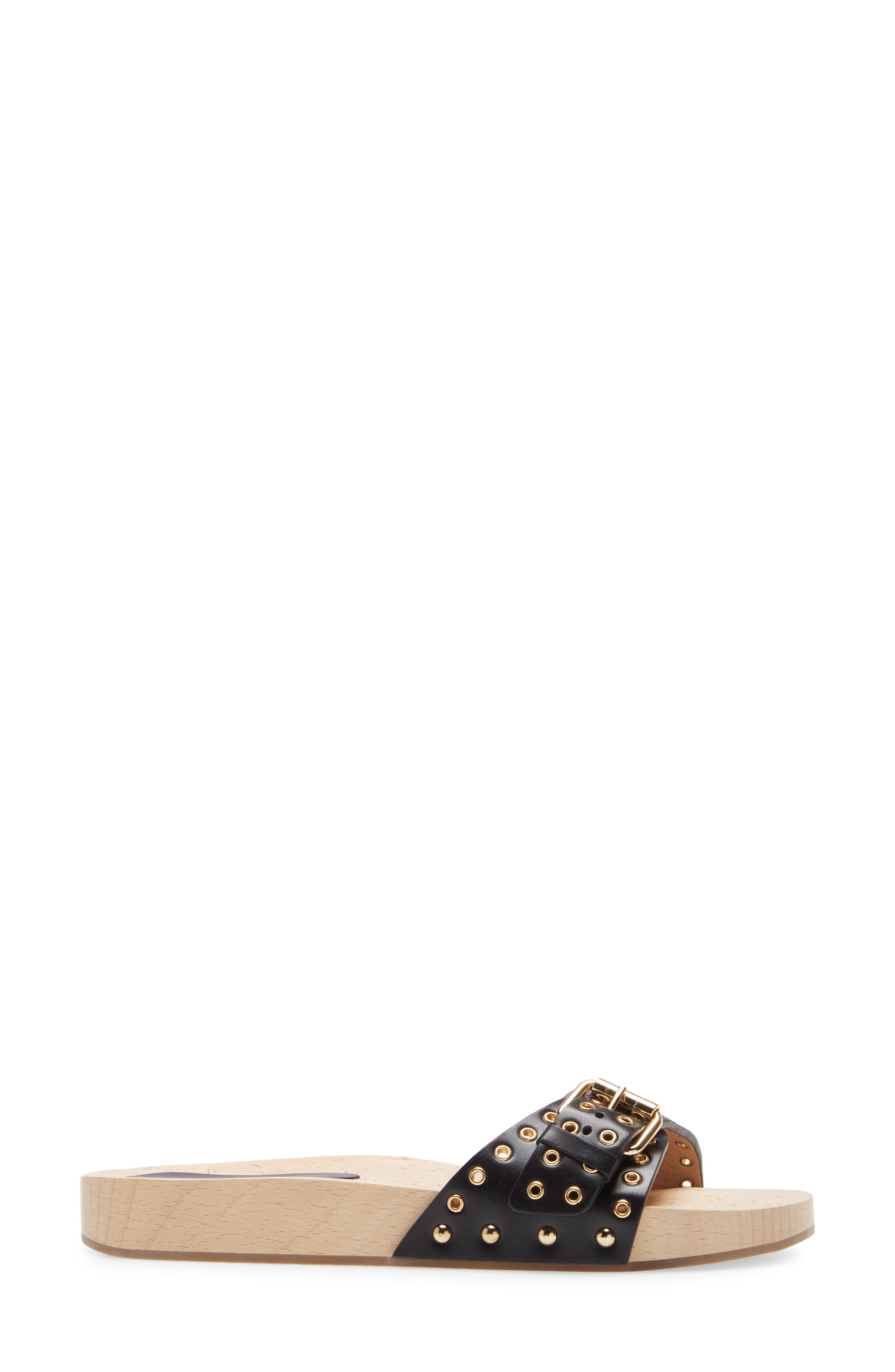 Isabel Marant Jaso Wooden Slide Sandal, Alternate, color, 