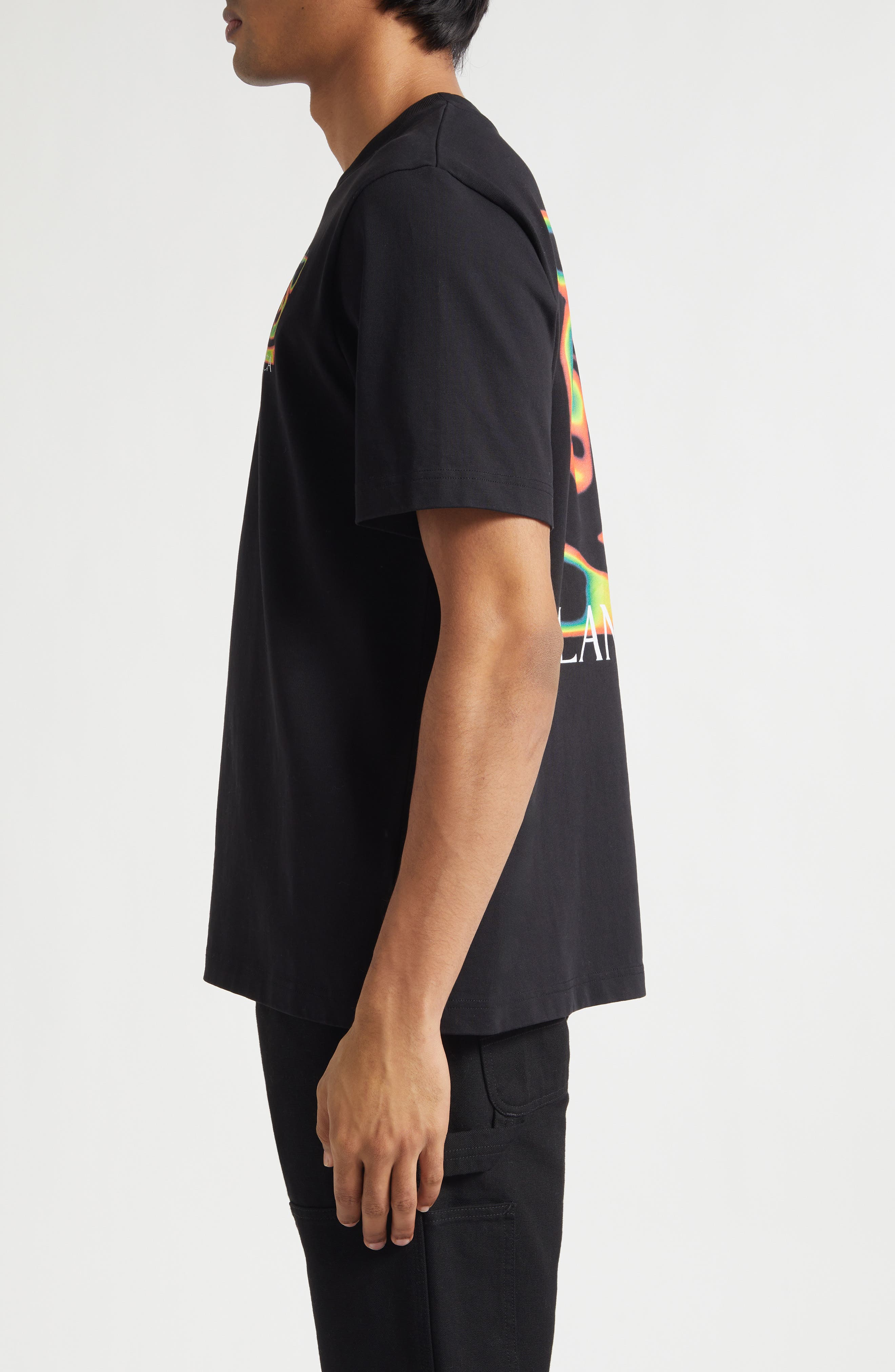 Casablanca Heat Map Organic Cotton Graphic T-Shirt (Men) | Nordstrom
