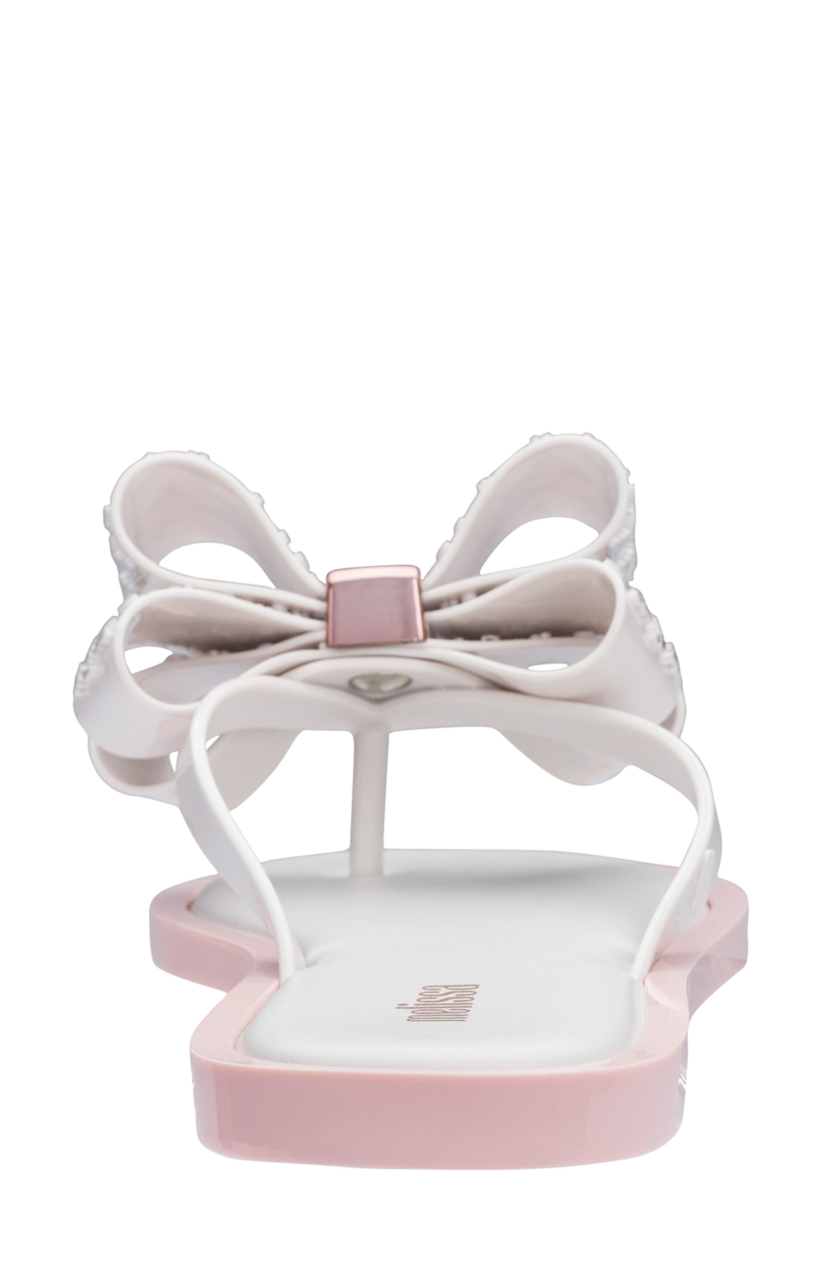 Sweet Flip Flop, Alternate, color, WHITE/ PINK