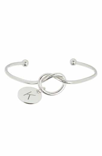 Love Knot Initial Bracelet