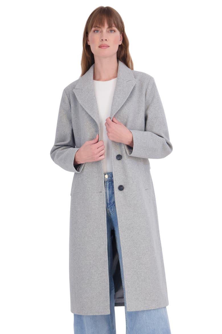 Single Breasted Coat, Alternate, color, LIGHT GREY