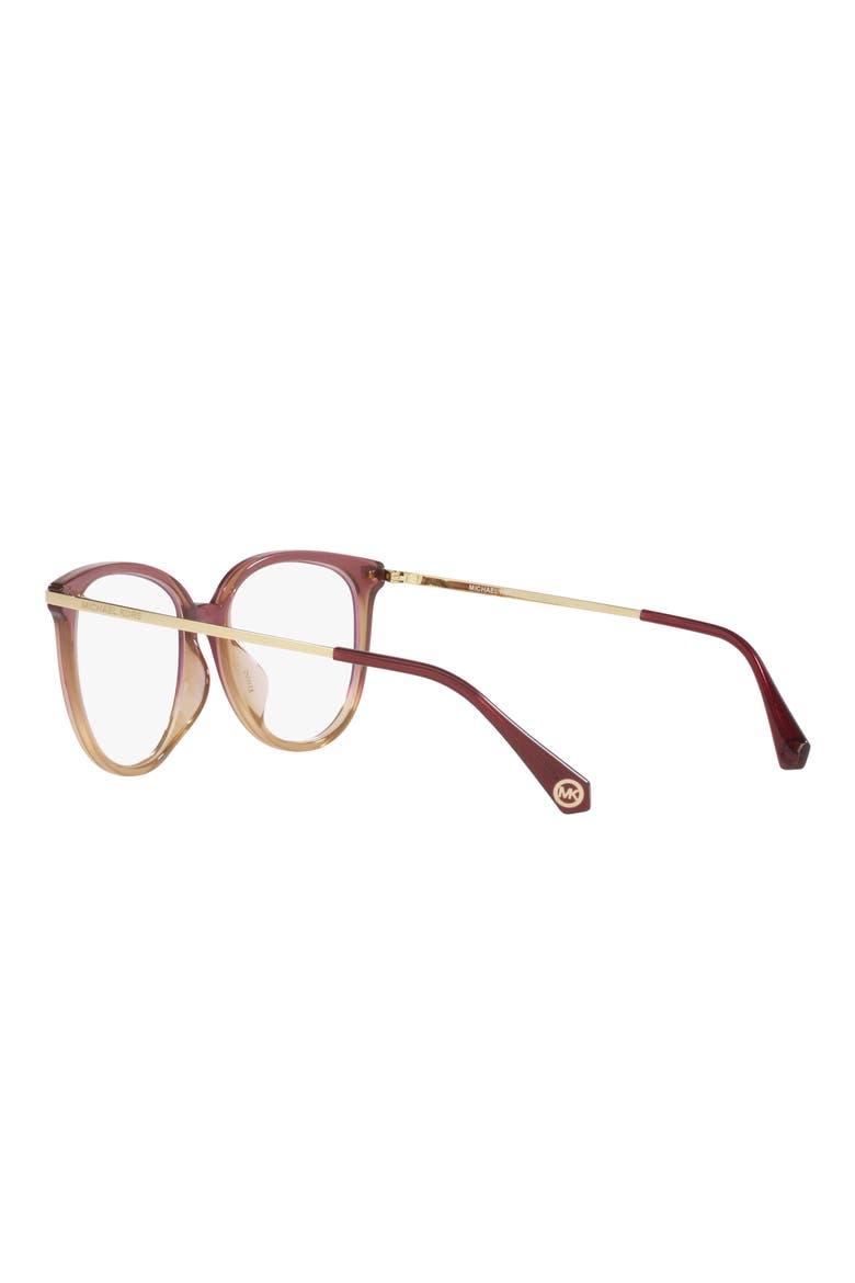Westport 54mm Round Optical Glasses, Alternate, color, ROSE