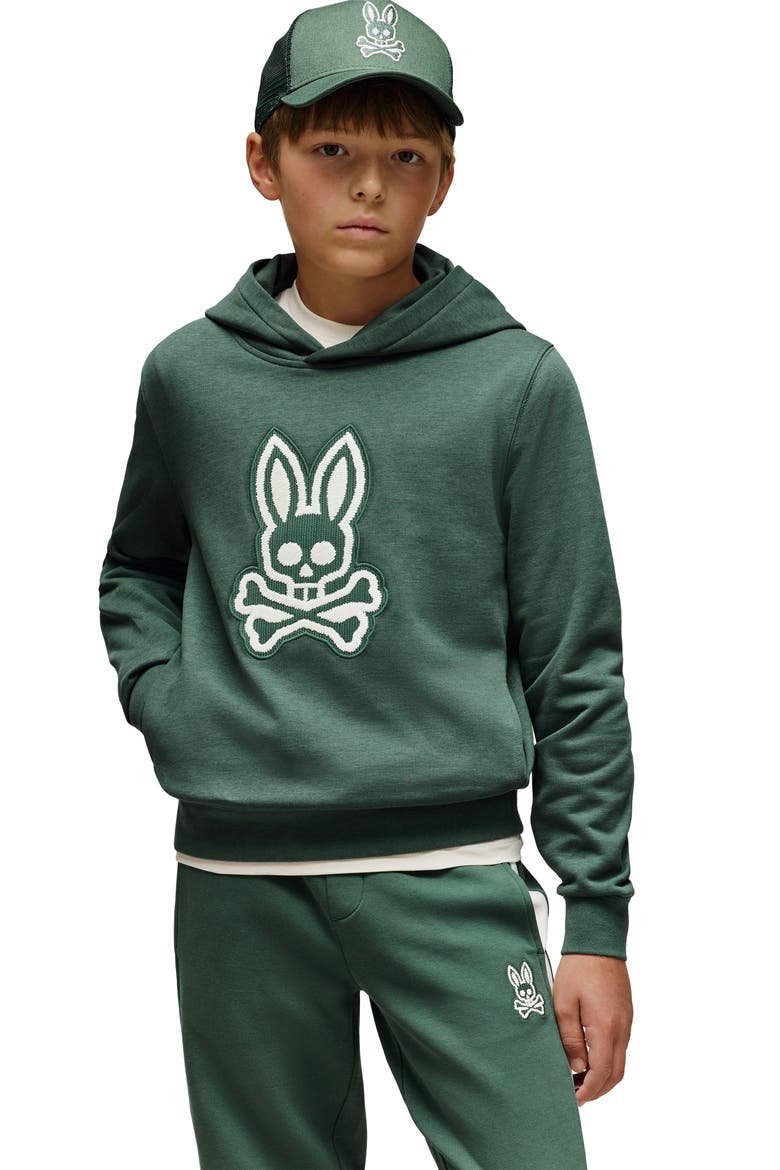 Kids' Harley Garden Topi Cotton Blend Hoodie, Alternate, color, GARDEN TOPIARY