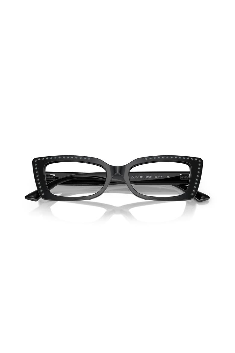 51mm Cat Eye optical glasses, Alternate, color, Black