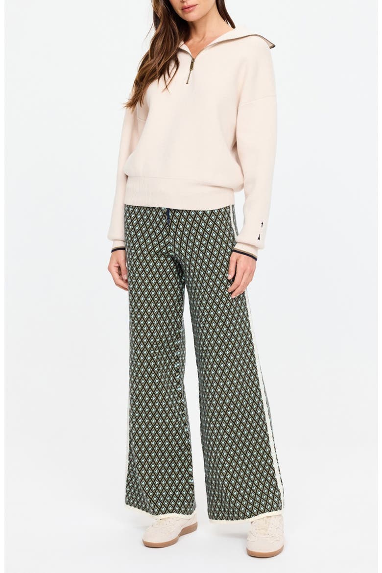 Viva High Waist Knit Straight Leg Pants, Alternate, color, GEO