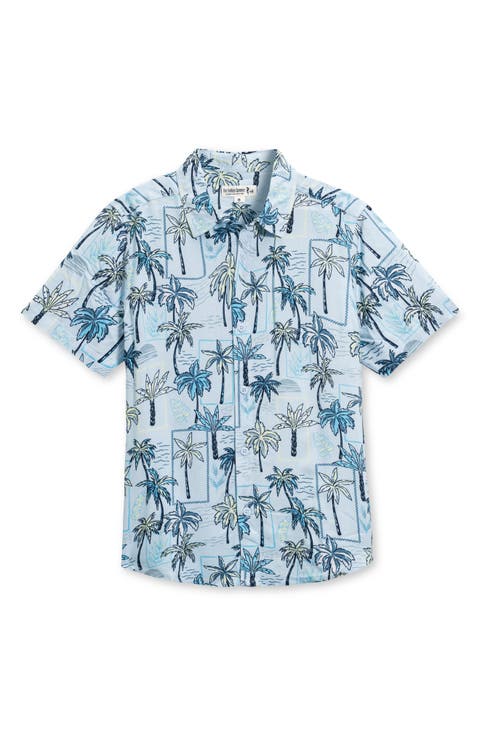 Kids' Palm Button-Up Shirt (Little Kid & Big Kid)