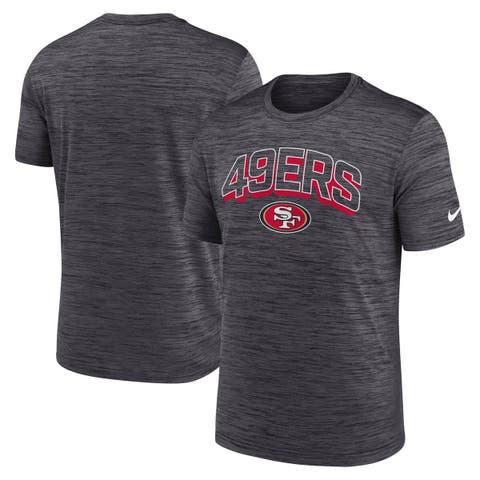 Men's Nike Charcoal San Francisco 49ers Velocity Performance T-Shirt