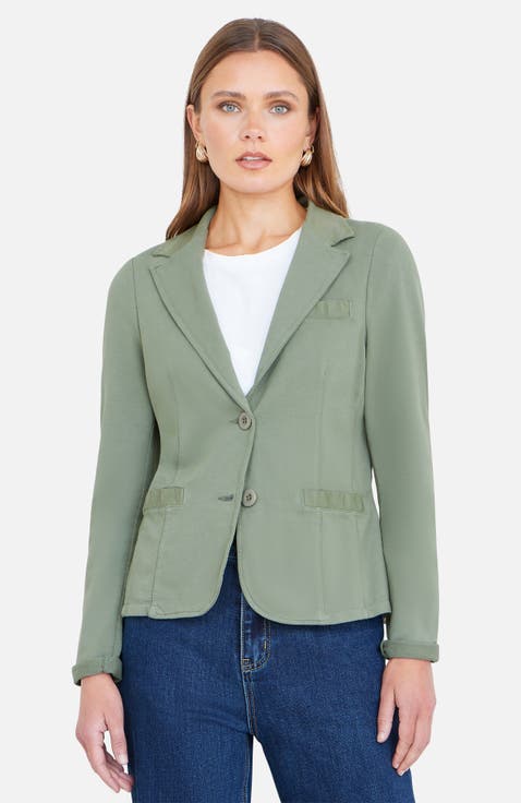 Stretch Cotton Blazer