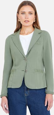 Yumi Stretch Cotton Blazer