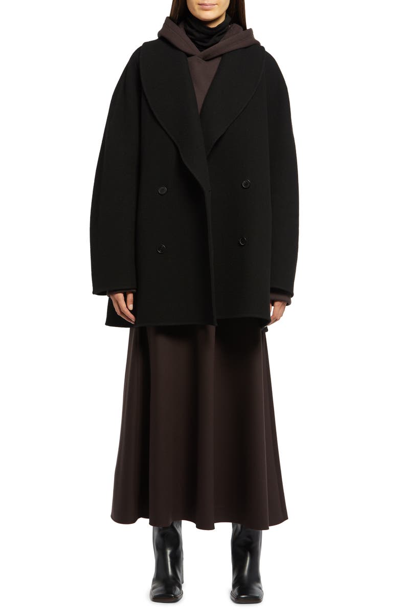 The Row Polli Virgin Wool Blend Double Breasted Jacket, Alternate, color, 