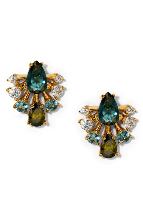 Hera Fan Stud Earrings