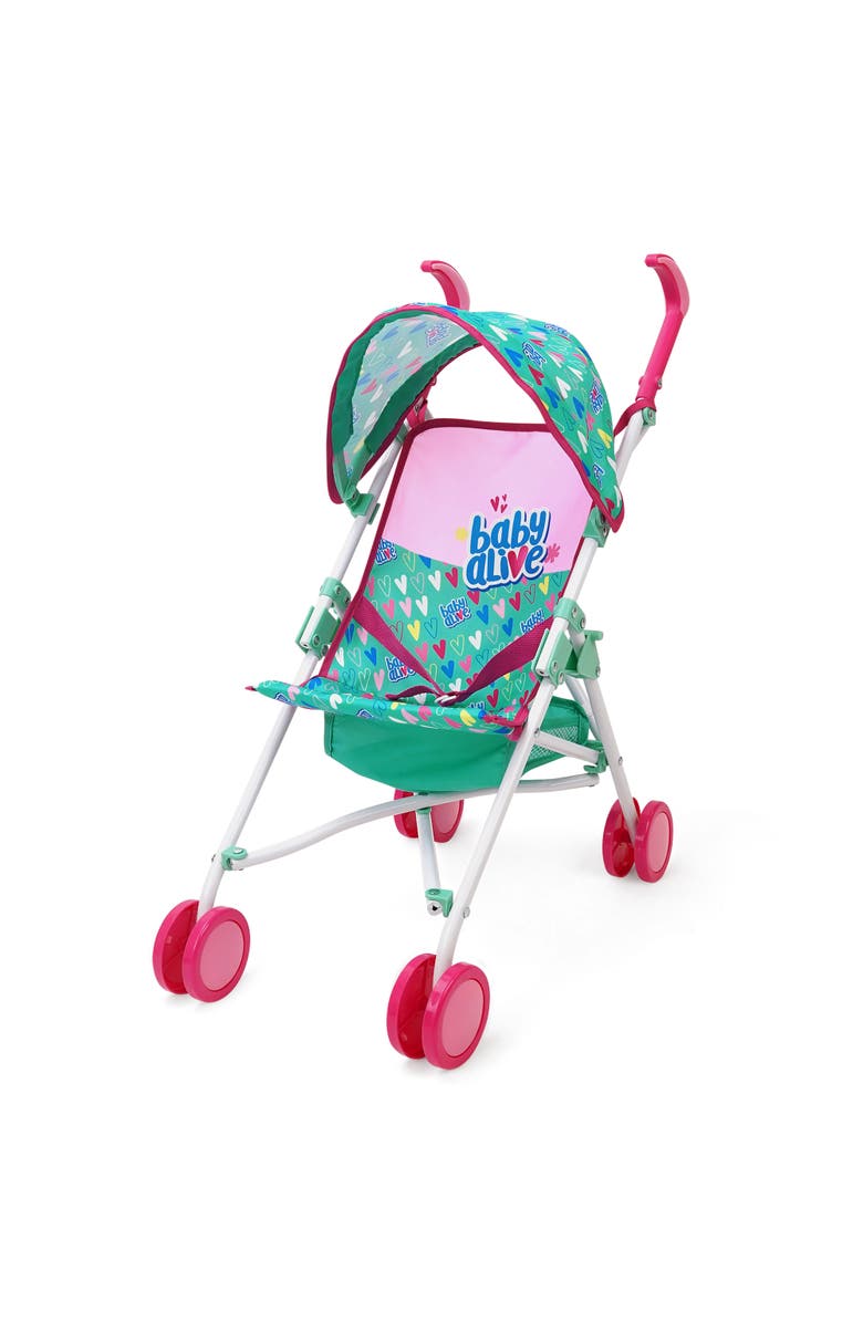Baby Alive Doll Stroller Green, Main, color, 
