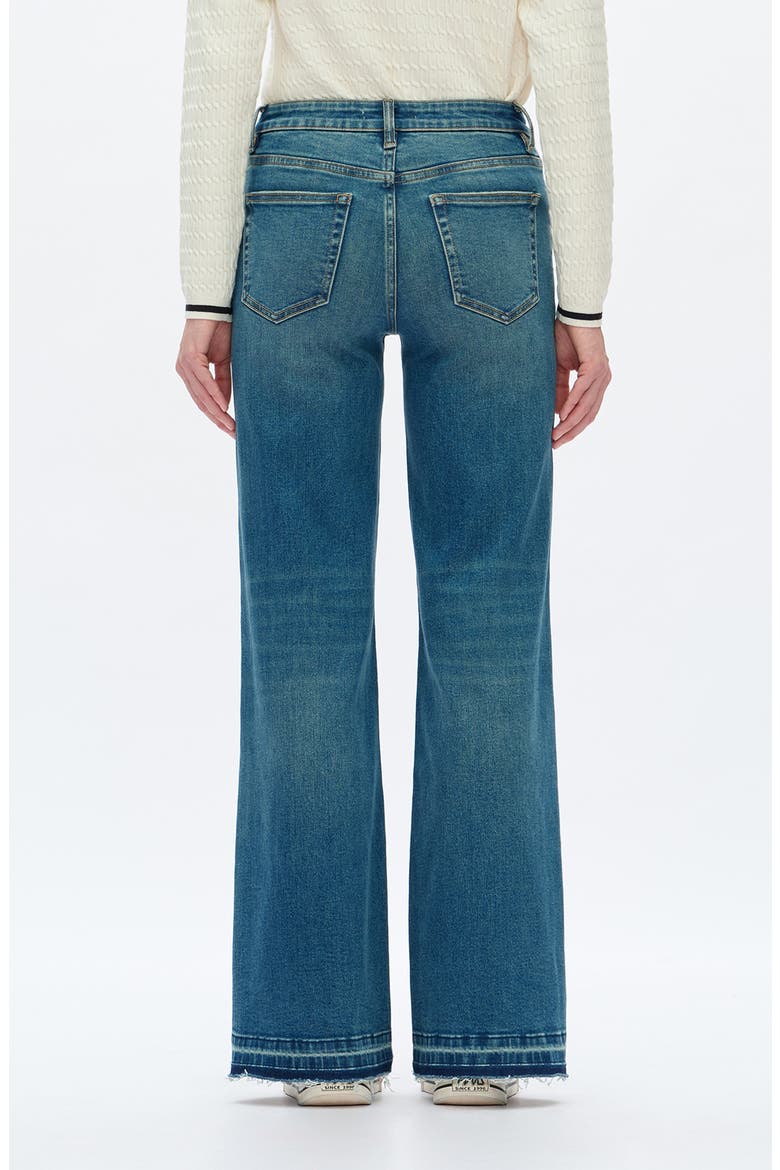 Low Rise Wide Leg Jeans, Alternate, color, RETRO DARK BLUE