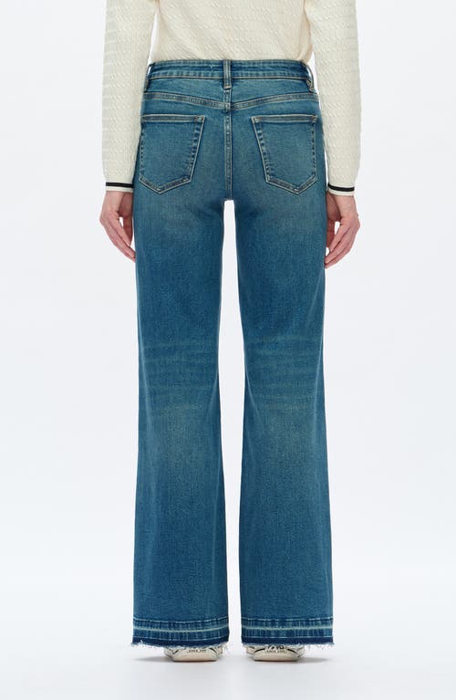 Bayeas Low Rise Wide Leg Jeans In Blue