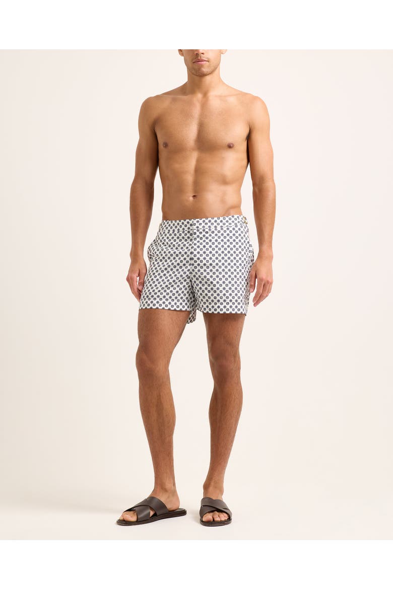 Setter Luminis Shorter-Length Tailored-Fit Swim Shorts, Alternate, color, WHITE SAND