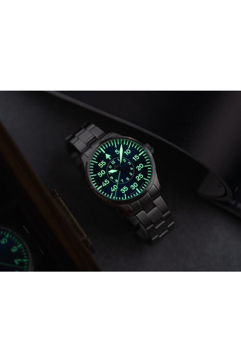 Aachen - 39mm, Blue Dial, Stainless Steel Bracelet, Alternate, color, Blue Dial