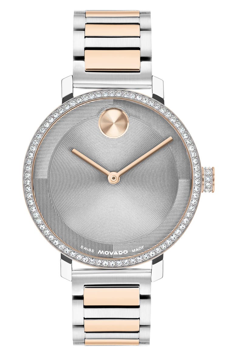 Bold Evolution 2.0 Bracelet Watch, 34mm, Main, color, SILVER