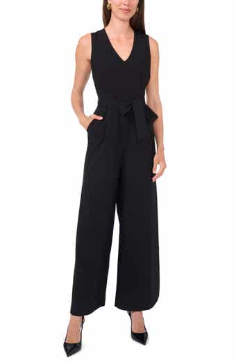 Julia Jordan Women s Halter Neck Twist Neck Wide Leg Jumpsuit