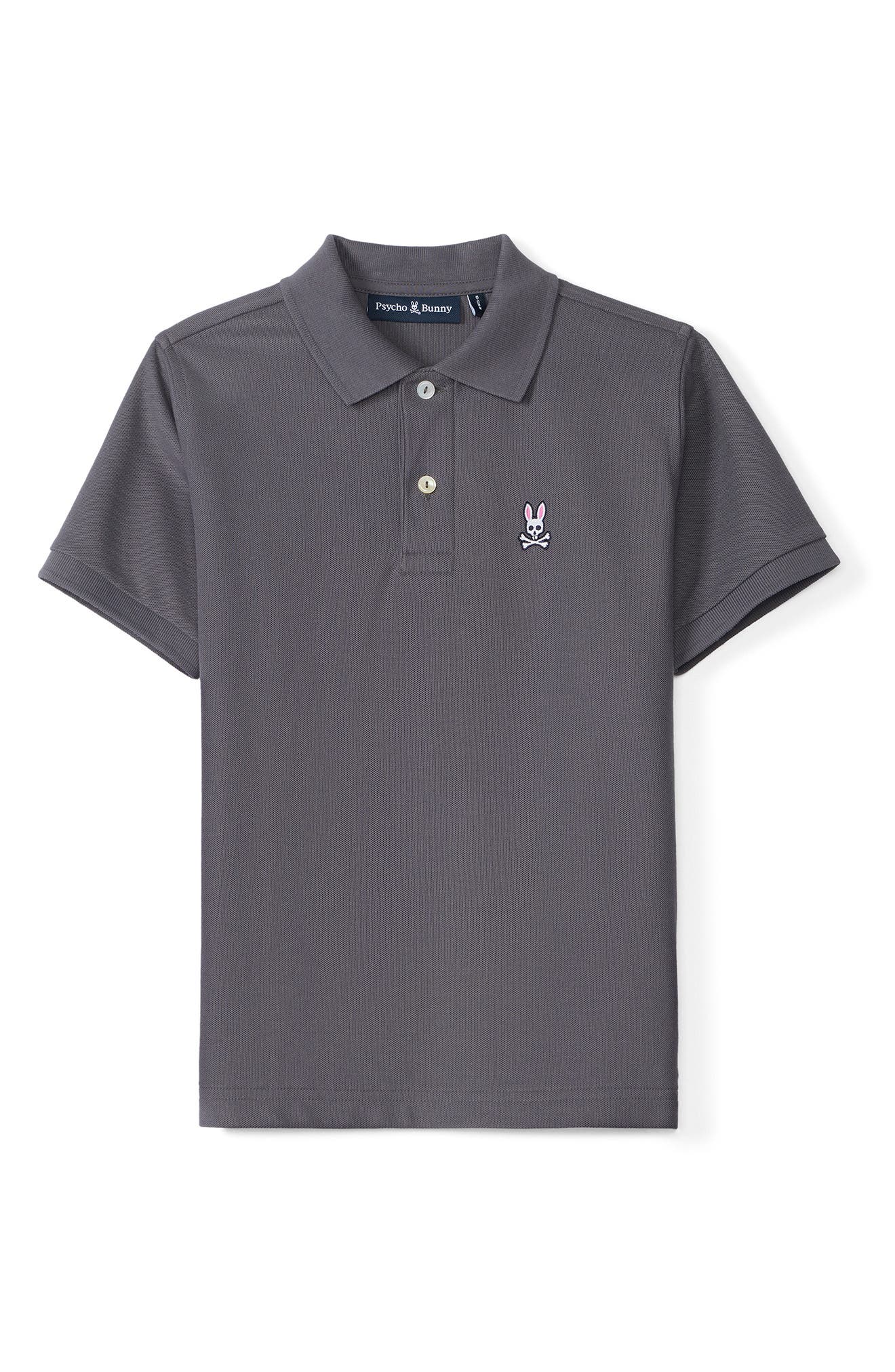 Psycho Bunny Kids' Classic Piqué Knit Polo