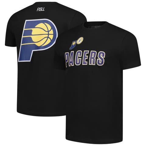 Unisex FISLL Black Indiana Pacers Oversize Logo T-Shirt