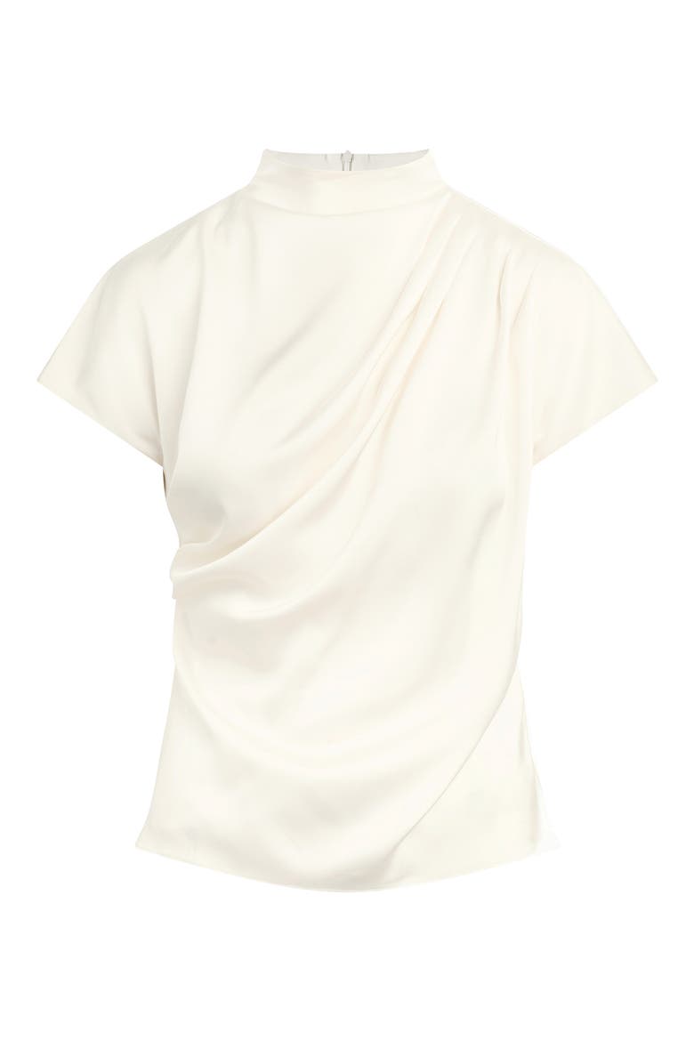 The Graceful Draped Top, Alternate, color, IVORY