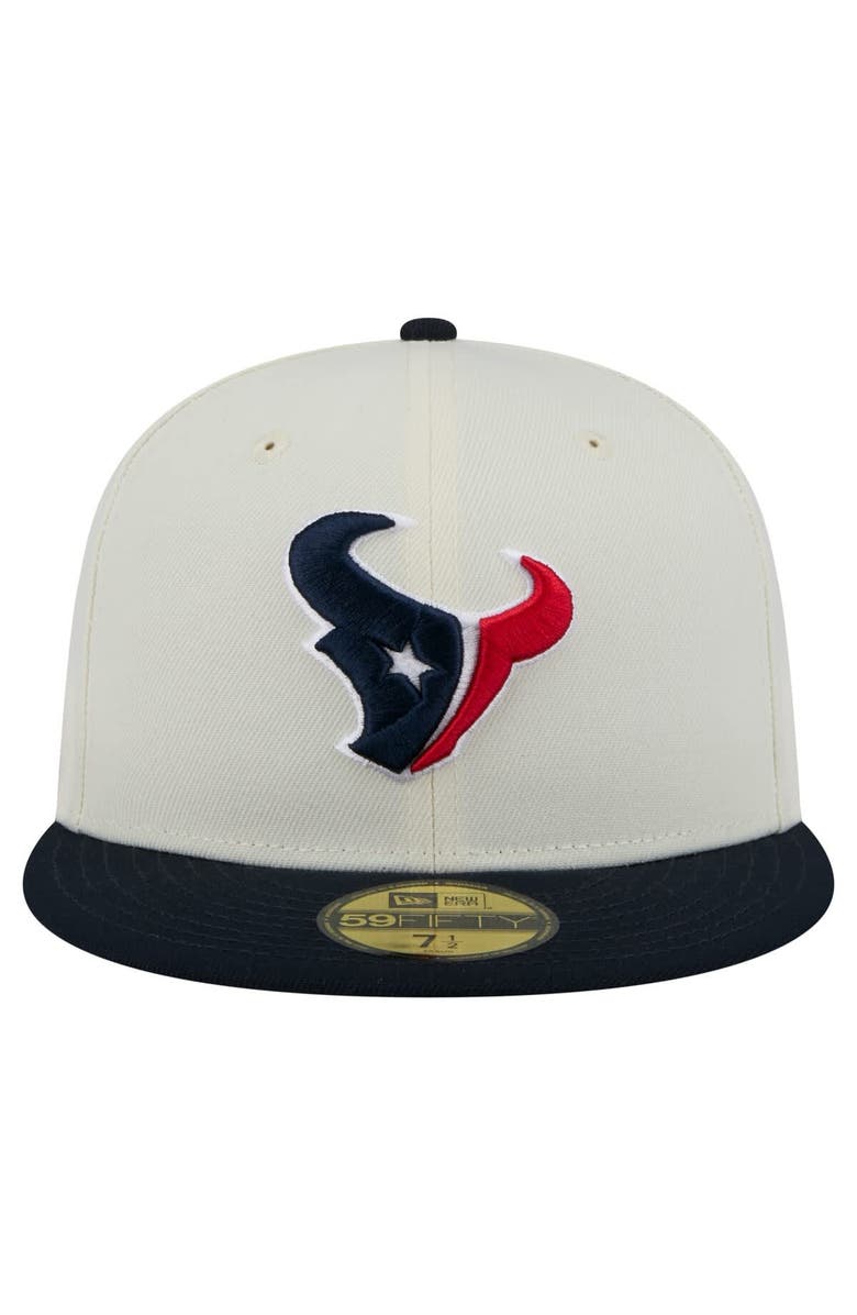 New Era Men's New Era  White/Navy Houston Texans Main 59FIFTY Fitted Hat, Alternate, color, 