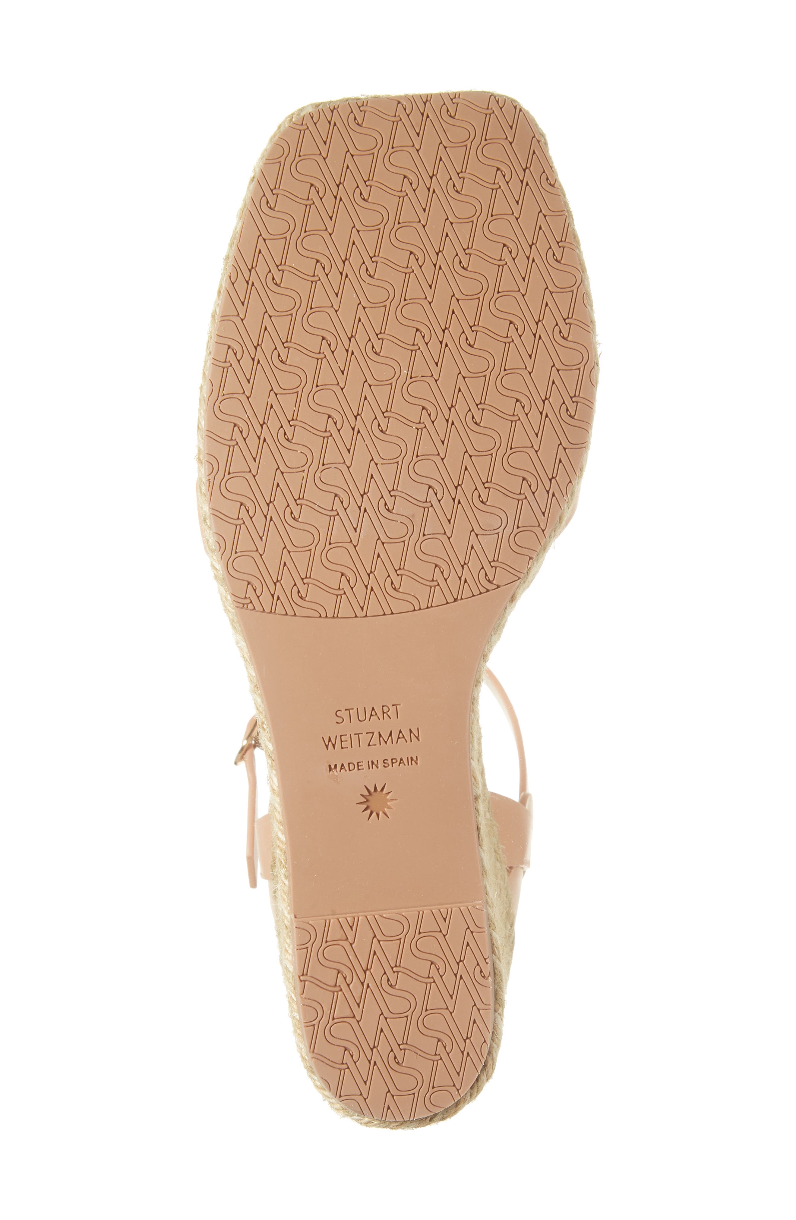 Stuart Weitzman Braida Max Espadrille Wedge Sandal, Alternate, color, Ginger