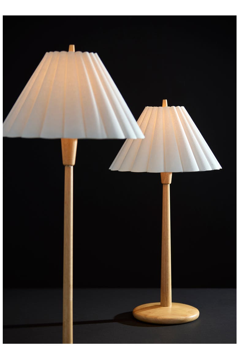 Scallop Table Lamp, Alternate, color, NATURAL