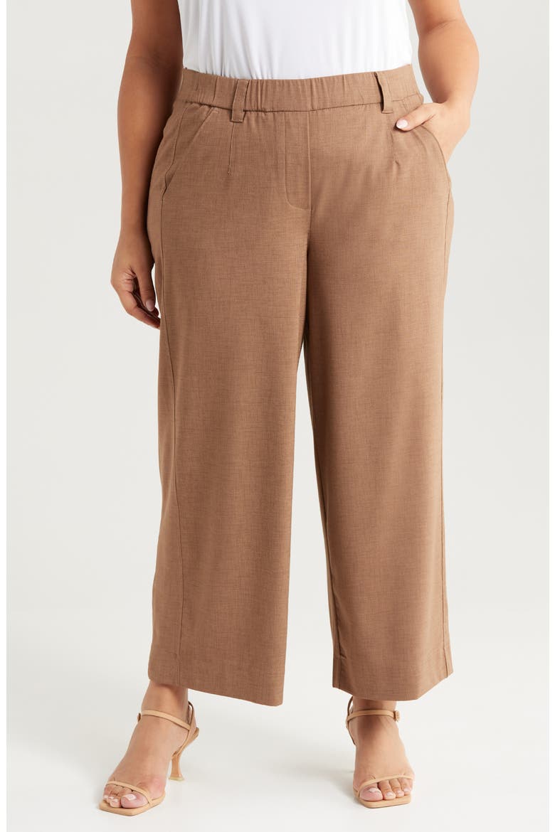 Glider Skyrise Wide Leg Pants, Main, color, TOASTED COCONUT