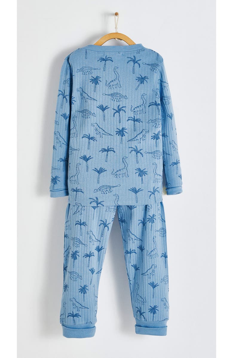 Babycottons Premium Cotton Roar Snug Fit Long Pajama Set for Toddler, Alternate, color, 