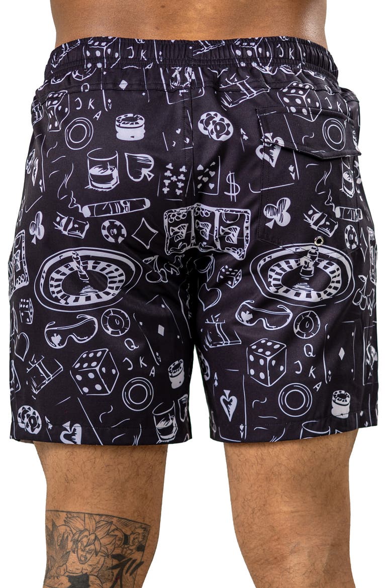 Marthyr Swim Trunks, Alternate, color, BLACK