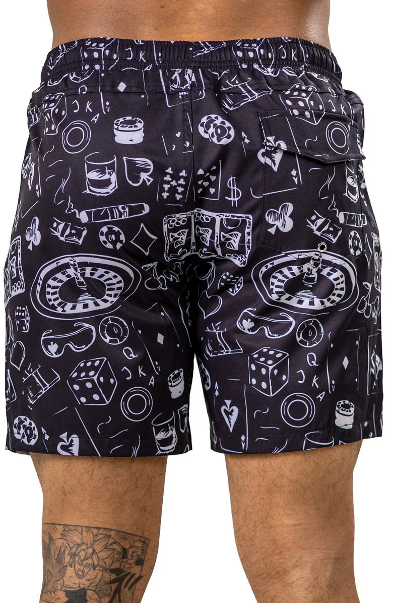Maceoo Marthyr Swim Trunks, Alternate, color, Black