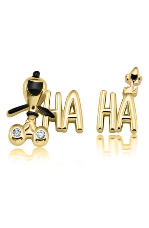 x Peanuts® HA HA Mismatched Stud Earrings