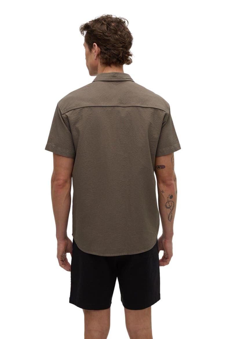 Hopkins Shirt, Alternate, color, Timber/Meteorite Black