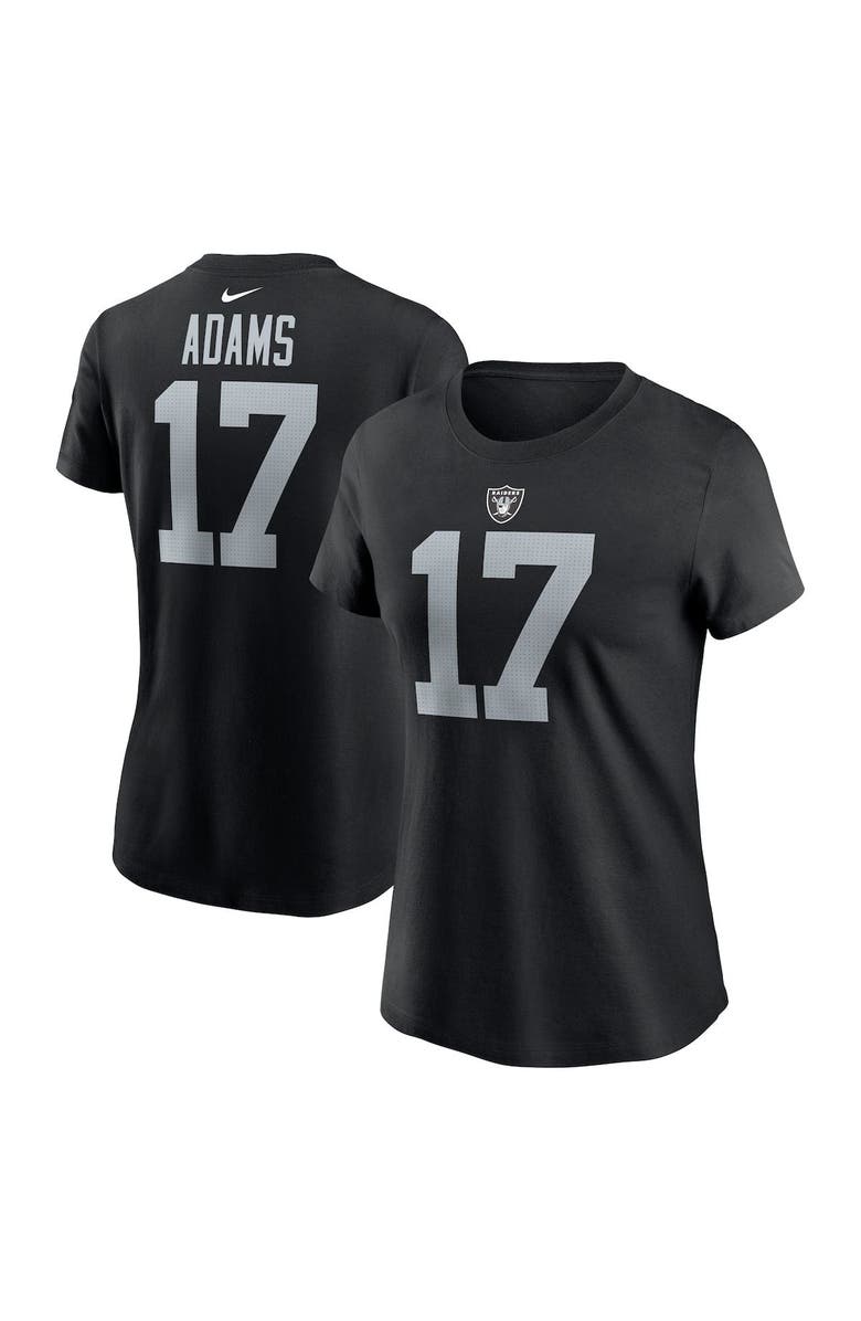 Nike Women's Nike Davante Adams Black Las Vegas Raiders Player Name & Number T-Shirt, Main, color, 