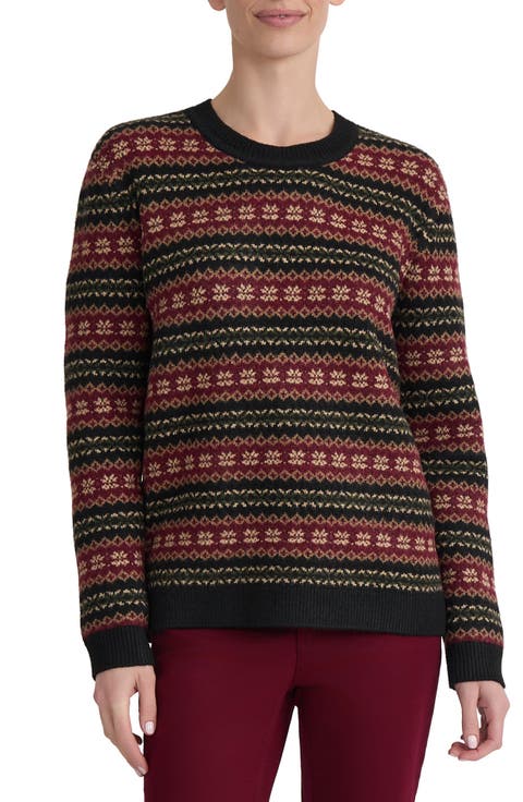 Fair Isle Crewneck Sweater
