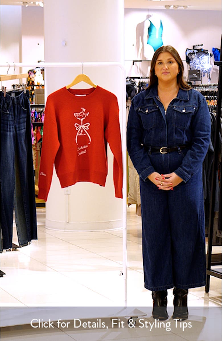 Manhattan Cocktail Sweater, sales video thumbnail