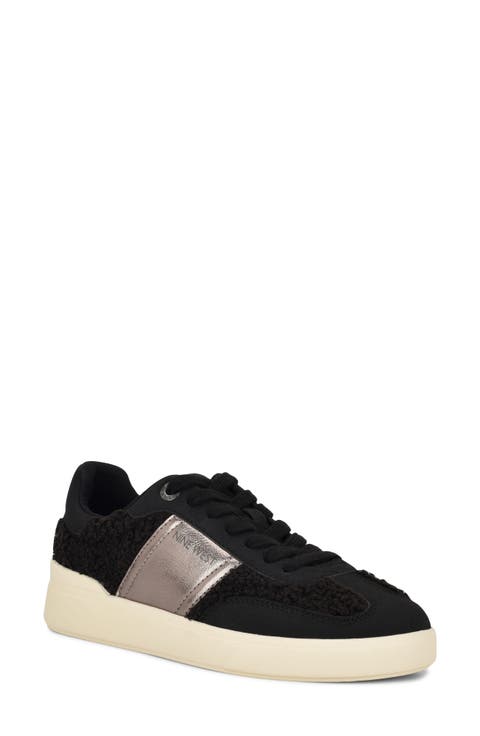 Linehan Faux Shearling Sneaker (Women)