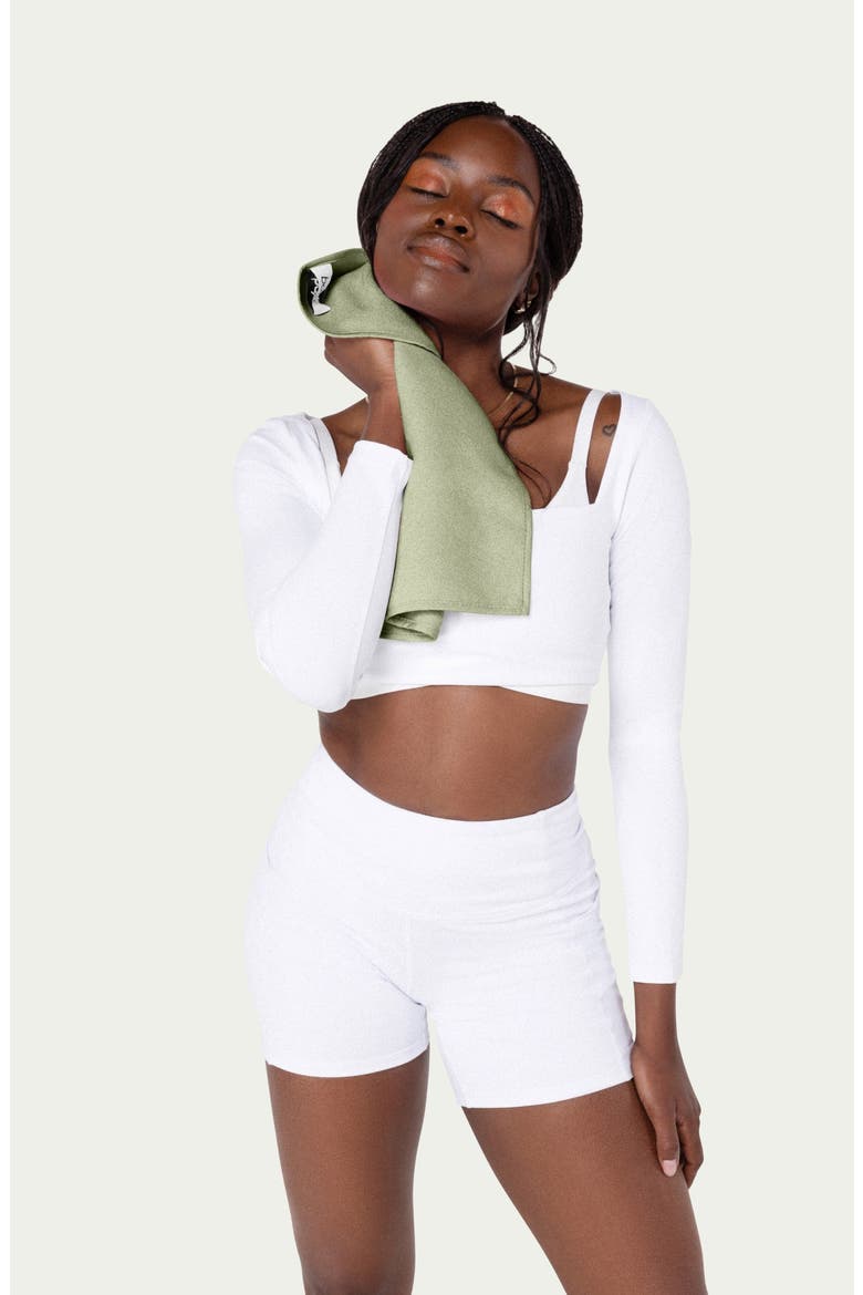 The Mini Sweat Towel, Alternate, color, Sage