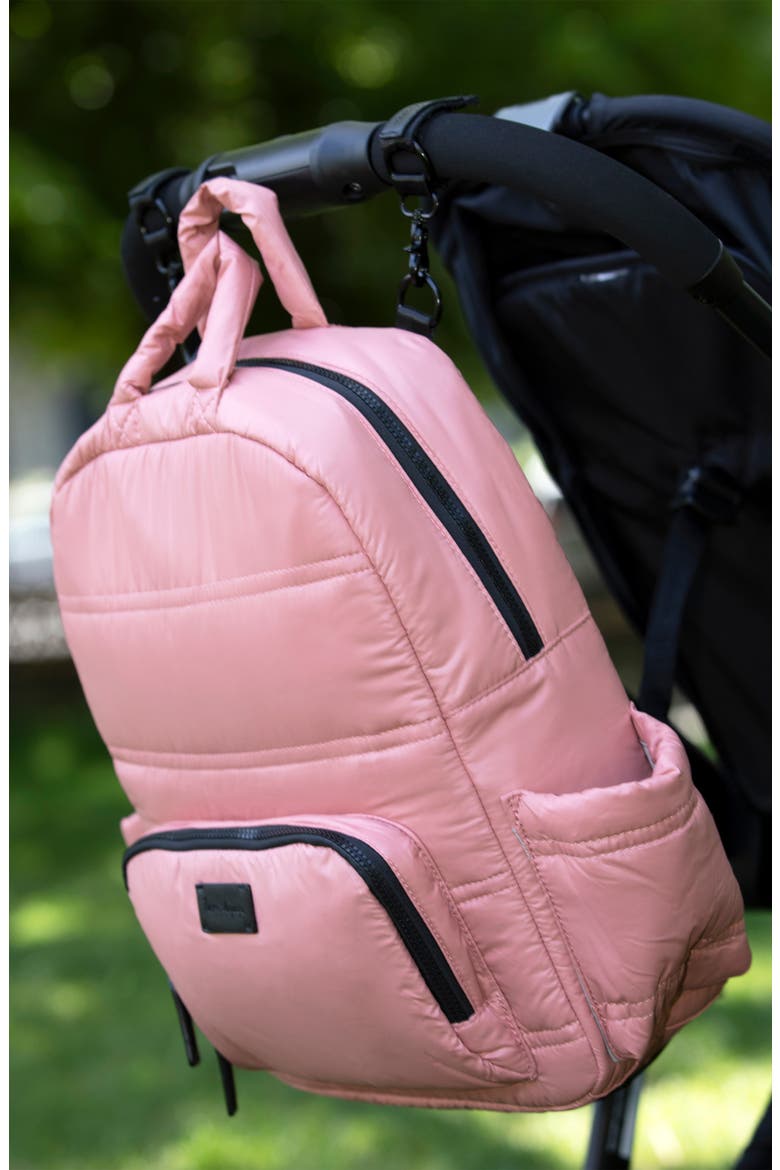 BK718 Diaper Backpack, Alternate, color, ROSE DAWN