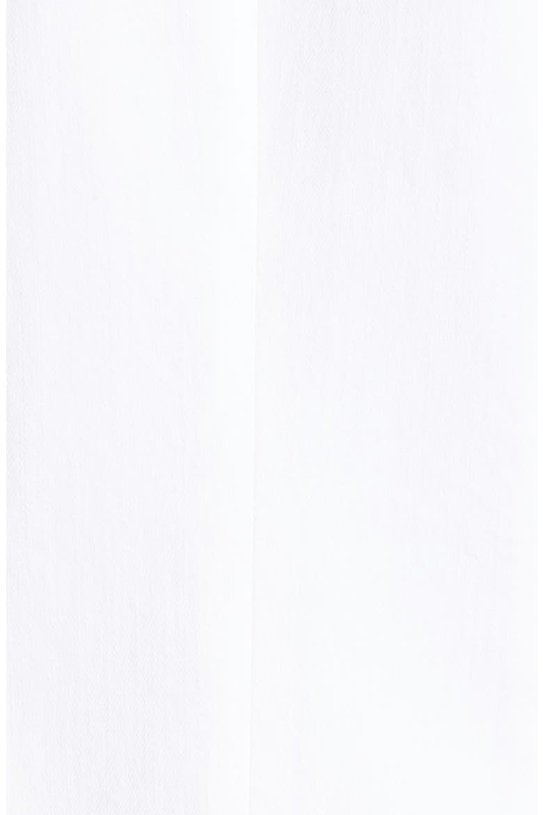 Khloe Ruched Sleeve Denim Blazer, Alternate, color, WHITE