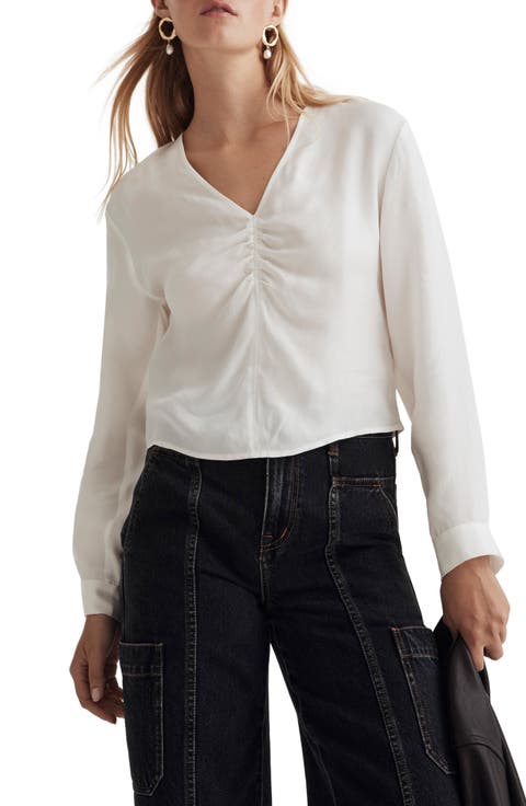 Brushed Ruched Top