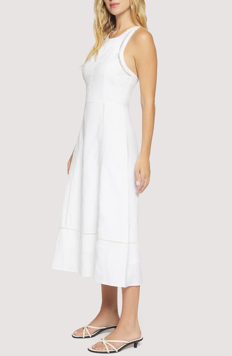 Lost + Wander Verona Romance Midi Sundress, Alternate, color, Off-White