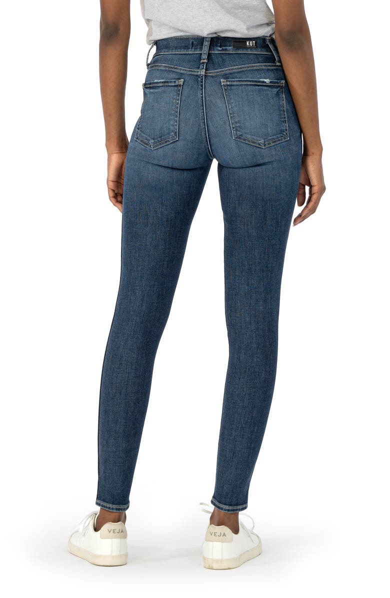 KUT from the Kloth Mia Fab Ab High Waist Toothpick Skinny Jeans, Alternate, color, 