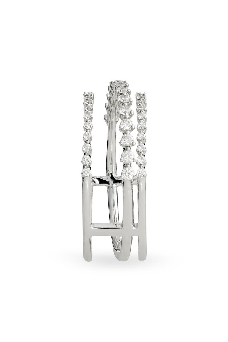 Liora Diamond Stack Ring (Nordstrom Exclusive), Alternate, color, WHITE GOLD/ DIAMOND