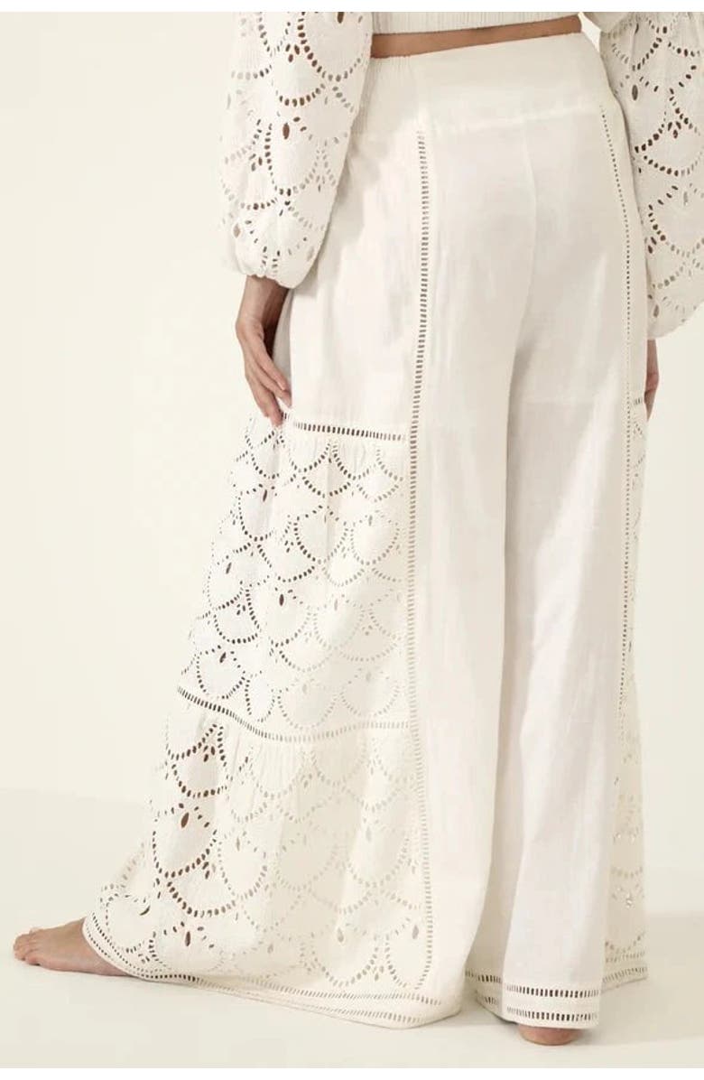 GUADALUPE DESIGN Regina Pants, Alternate, color, White