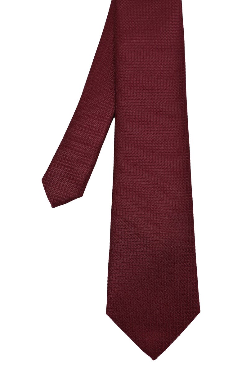 Ben Sherman Textured Solid Tie, Alternate, color, Burgundy