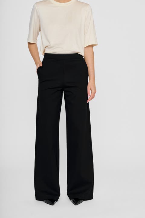 Leia High Waist Wide Leg Trousers