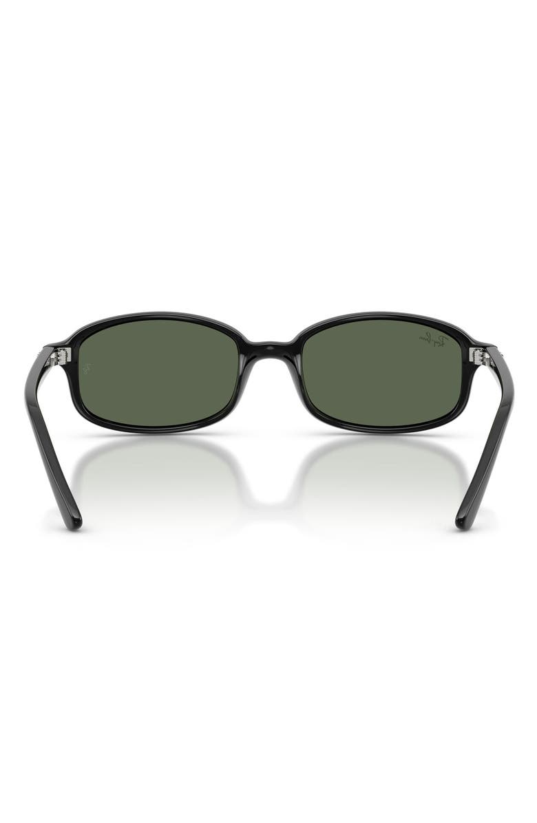 Ray-Ban Kids' 49mm Irregular Sunglasses, Alternate, color, Black / Dark Green