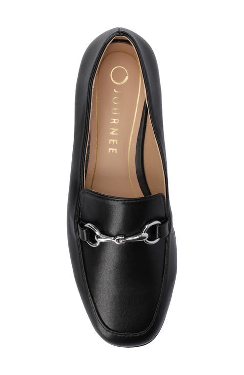 Journee Collection Women's Lacie Slide Op Tailored Loafers In Black